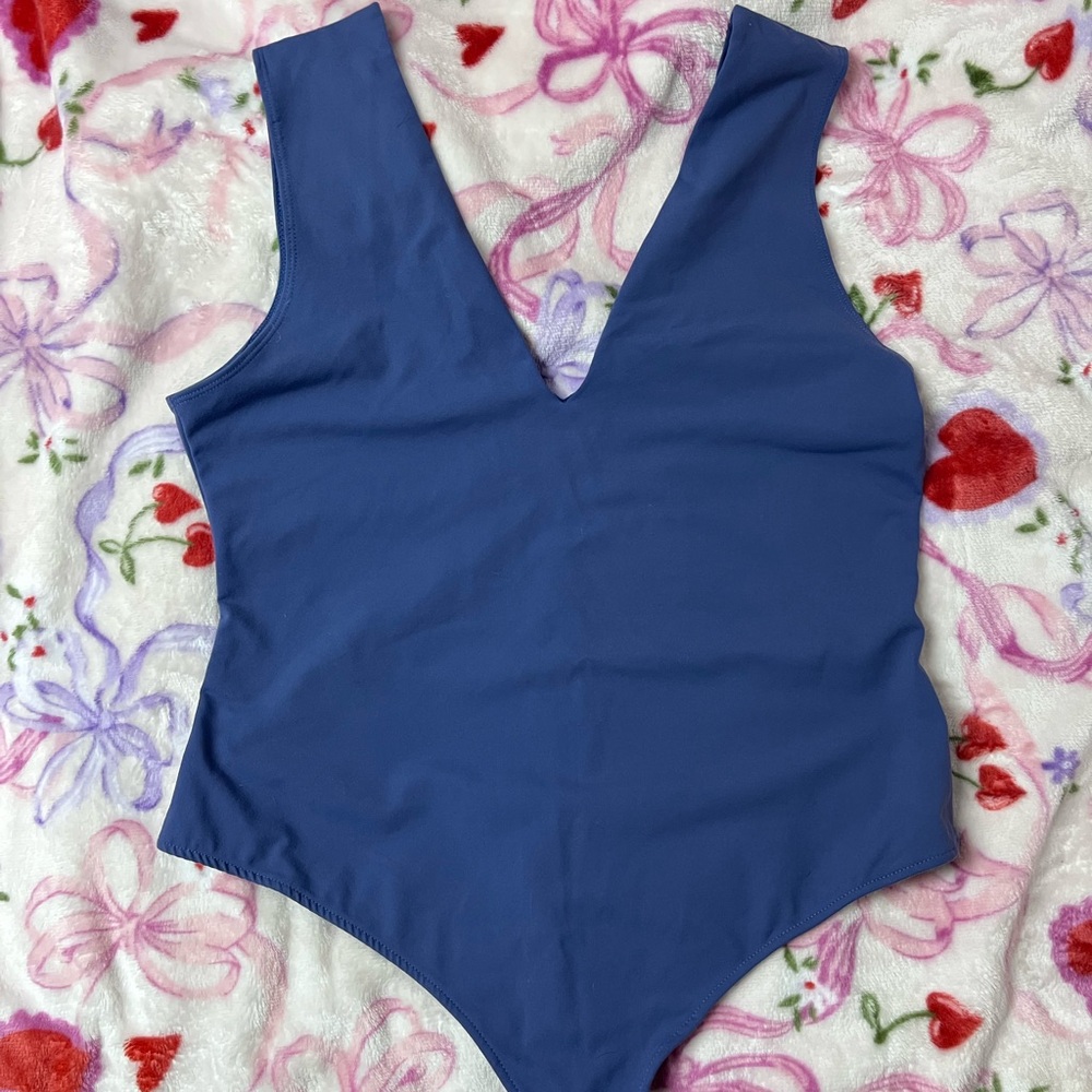 Free People Deep V bodysuit